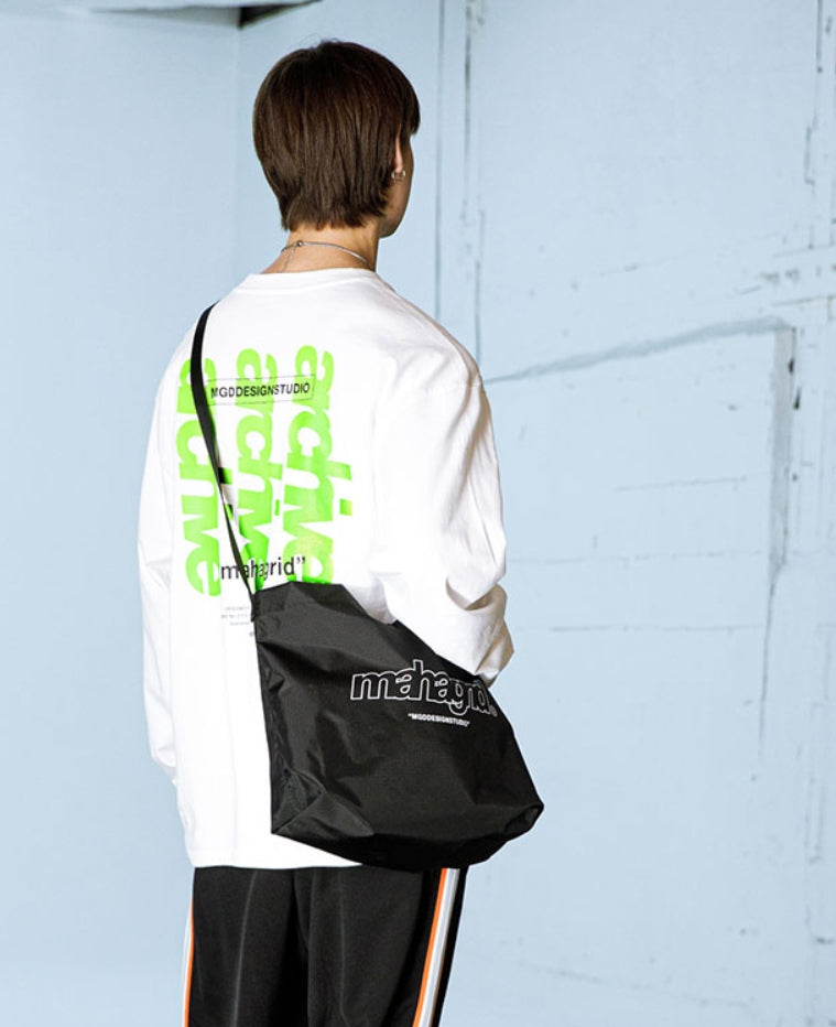 mahagrid (マハグリッド)    ARCHIVE LS TEE [WHITE]