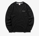 mahagrid (マハグリッド)   POINT LOGO LS TEE [BLACK]