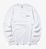 mahagrid (マハグリッド)  POINT LOGO LS TEE [WHITE]