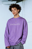 mahagrid (マハグリッド) OUTLINE LOGO LS TEE [PURPLE]