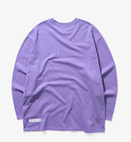 mahagrid (マハグリッド) OUTLINE LOGO LS TEE [PURPLE]