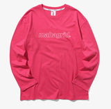 mahagrid (マハグリッド) OUTLINE LOGO LS TEE [PINK]