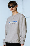 mahagrid (マハグリッド) WAVY LOGO CREWNECK [GREY]