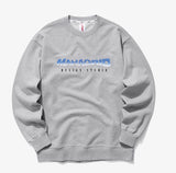 mahagrid (マハグリッド) WAVY LOGO CREWNECK [GREY]