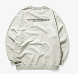 mahagrid (マハグリッド)  LICENSE PIGMENT CREWNECK [BEIGE]