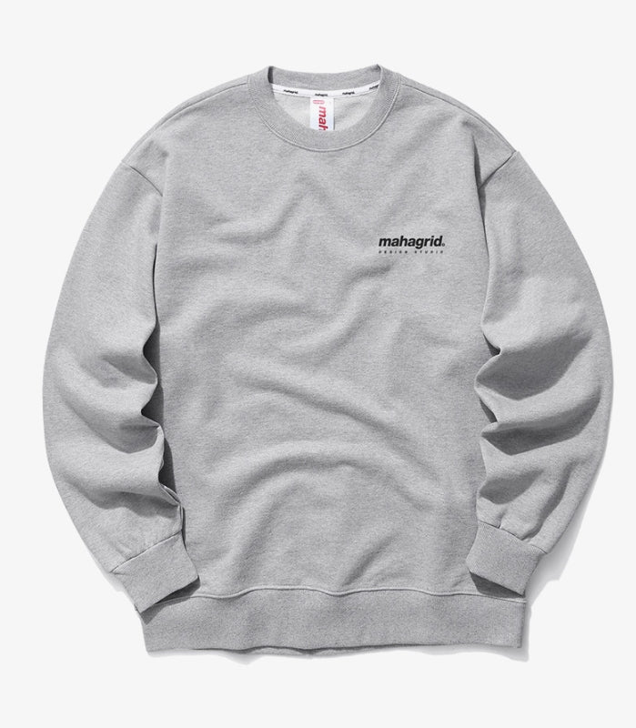 mahagrid (マハグリッド)  ORIGIN LOGO CREWNECK [GREY]