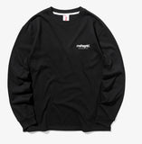 mahagrid (マハグリッド)  BACK THIRD LOGO LS TEE [BLACK]