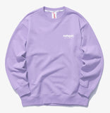 mahagrid (マハグリッド)  BACK THIRD LOGO CREWNECK [PURPLE]