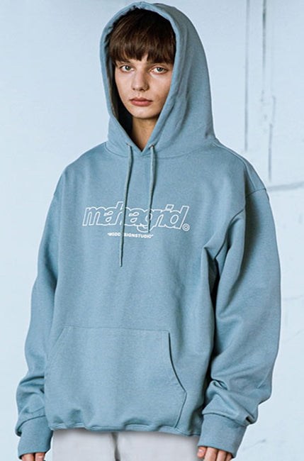 mahagrid (マハグリッド)    THIRD LOGO HOODIE [MINT]