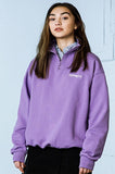 mahagrid (マハグリッド) HALF ZIP SWEAT SHIRTS [PURPLE]