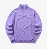 mahagrid (マハグリッド) HALF ZIP SWEAT SHIRTS [PURPLE]