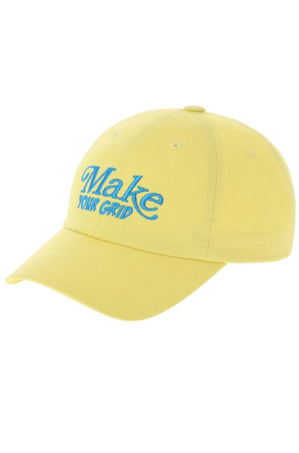mahagrid (マハグリッド)  MAKE YOUR GRID WASHED B.B CAP [YELLOW]
