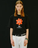 mahagrid (マハグリッド)   FLOWER TEE [BLACK]