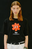 mahagrid (マハグリッド)   FLOWER TEE [BLACK]