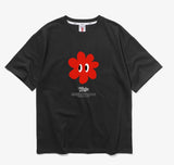 mahagrid (マハグリッド)   FLOWER TEE [BLACK]