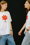 mahagrid (マハグリッド)  FLOWER TEE [WHITE]