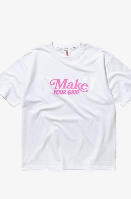 mahagrid (マハグリッド)  MY LOGO TEE [WHITE]