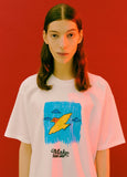 mahagrid (マハグリッド)  BIRD TEE [WHITE]