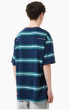 mahagrid (マハグリッド)  4 COLORS STRIPED TEE [NAVY]