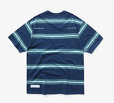 mahagrid (マハグリッド)  4 COLORS STRIPED TEE [NAVY]