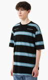 mahagrid (マハグリッド)   4 COLORS STRIPED TEE [BLACK]