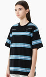 mahagrid (マハグリッド)   4 COLORS STRIPED TEE [BLACK]