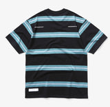 mahagrid (マハグリッド)   4 COLORS STRIPED TEE [BLACK]