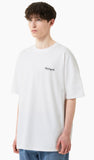 mahagrid (マハグリッド)   BACK GROOVY LOGO TEE [WHITE]