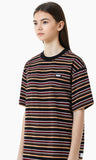 mahagrid (マハグリッド)  5 COLORS STRIPED TEE [WINE]