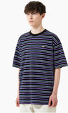 mahagrid (マハグリッド)   5 COLORS STRIPED TEE [PURPLE]