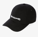mahagrid (マハグリッド)   WAVY LOGO WASHED B.B CAP [BLACK]