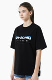 mahagrid (マハグリッド)   WAVY TEE [BLACK]