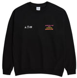 アクメドラビ(acme' de la vie) MULTI LOGO SWEATSHIRT BLACK