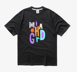 mahagrid (マハグリッド)  COLOR MIX TEE [BLACK]