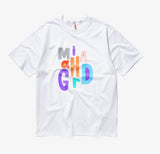 mahagrid (マハグリッド)   COLOR MIX TEE [WHITE]