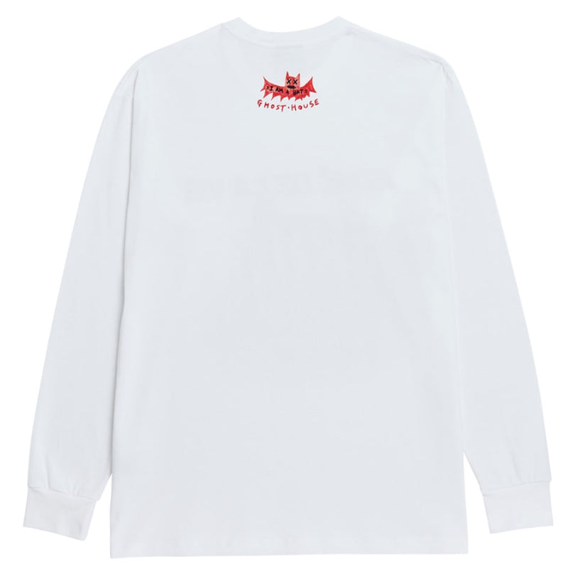 アクメドラビ(acme' de la vie) ADLV GHOST HOUSE LONG SLEEVE T-SHIRT WHITE
