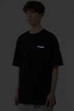 mahagrid (マハグリッド)   RAINBOW REFLECTIVE GROOVY TEE [BLACK]