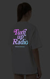mahagrid (マハグリッド)   RAINBOW REFLECTIVE GROOVY TEE [WHITE]