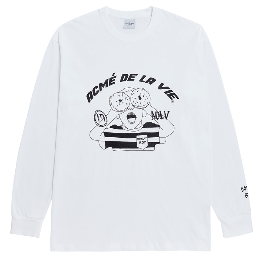 ★人気★ acme 'de la vie ★ DONUTS BOY LONG SLEEVE T-SHIRT ☆人気☆ acme 'de la vie ☆ DONUTS BOY LONG SLEEVE T-SHIRT