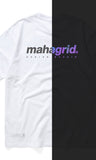 mahagrid (マハグリッド) RAINBOW REFLECTIVE LOGO TEE [WHITE]