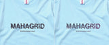 mahagrid (マハグリッド)  RAINBOW REFLECTIVE SHATTER LOGO TEE [SKY BLUE]