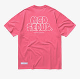 mahagrid (マハグリッド)   BUBBLE LOGO TEE [PINK]