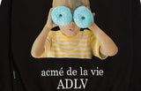 アクメドラビ(acme' de la vie) ADLV BABY FACE ZIPUP BLACK DONUTS 6