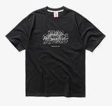 mahagrid (マハグリッド)   OVERRAY TEE [BLACK]