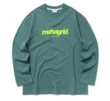 mahagrid (マハグリッド)  MARU LOGO LS TEE [GREEN]