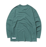 mahagrid (マハグリッド)  MARU LOGO LS TEE [GREEN]