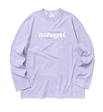 mahagrid (マハグリッド)   MARU LOGO LS TEE [PURPLE]