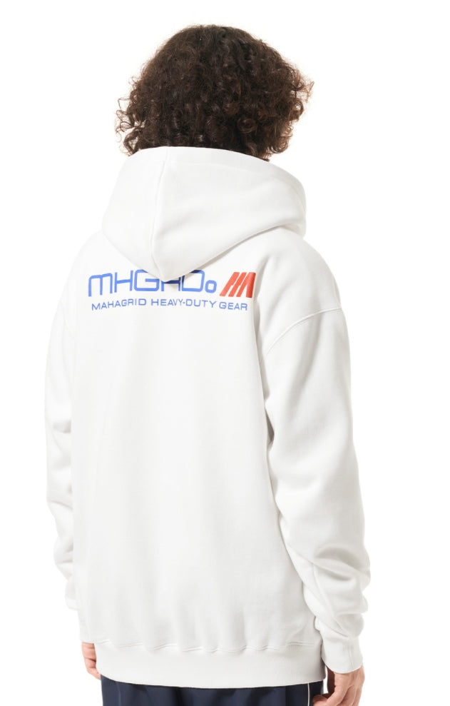 mahagrid (マハグリッド) GARAGE LOGO ZIPUP HOODIE [WHITE]
