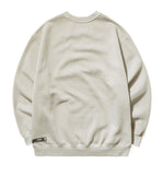 mahagrid (マハグリッド)  OVERDYED SWEATSHIRT [BEIGE]