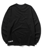 mahagrid (マハグリッド)   LOGO POCKET LS TEE [BLACK]